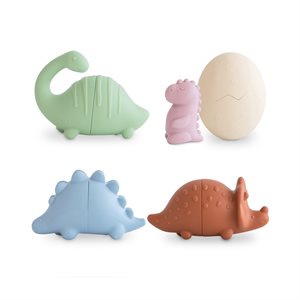 Mushie Mold Free Bath Play Set - Dinosaurs